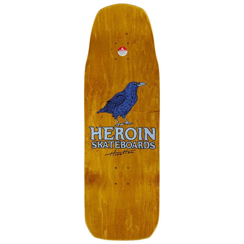 Heroin Nolan Houghton Crow Skateboard Deck - 9.90"