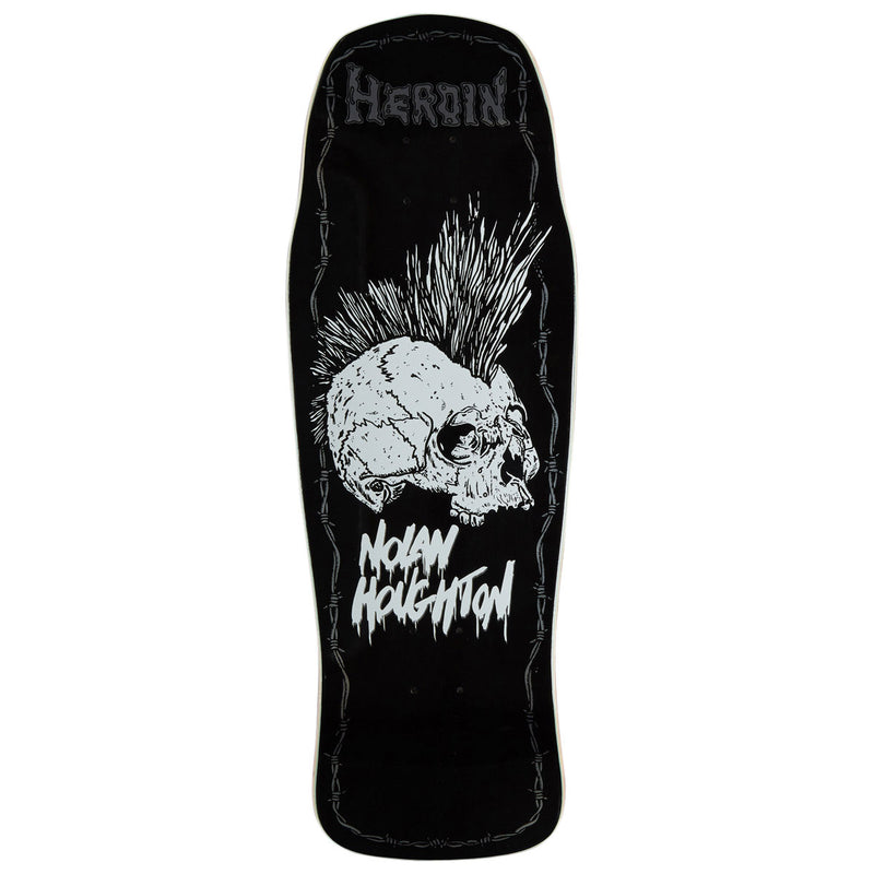 Heroin Nolan Houghton KO2 Skull Skateboard Deck - 10.25"
