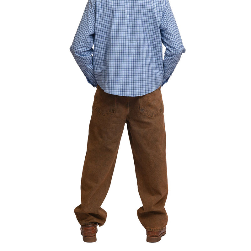 Hoddle Primary Logo Shirt - Gingham Blue