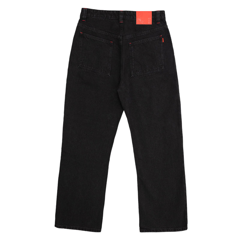 Hoddle Routine Straight Cut Jeans - Black