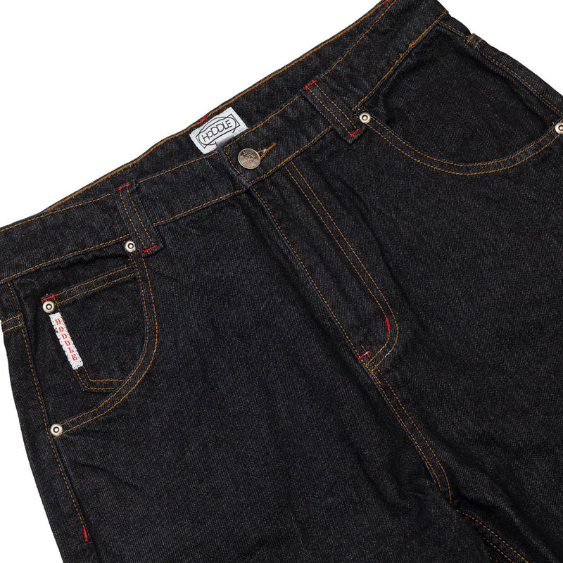 Hoddle Routine Straight Cut Jeans - Raw Indigo