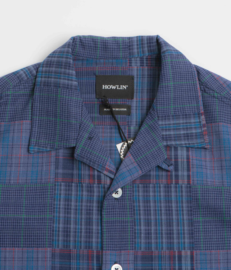 Howlin' Cocktail D’Amore Short Sleeve Shirt in Blues Mix