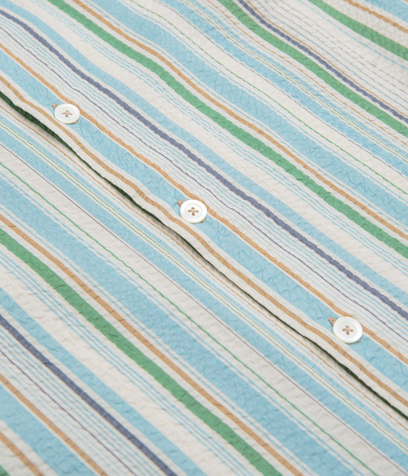 Howlin' Cocktail D’Amore Short Sleeve Shirt in Tropical Stripes