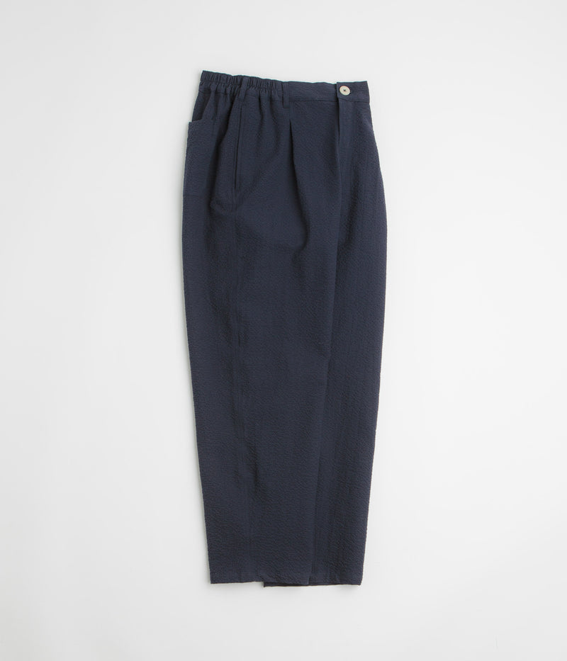 Howlin' Cosmic Pants in Navy Seersucker