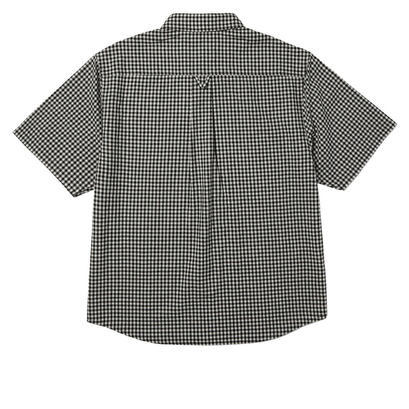HUF 89 Micro Gingham Oxford Shirt - Black/White