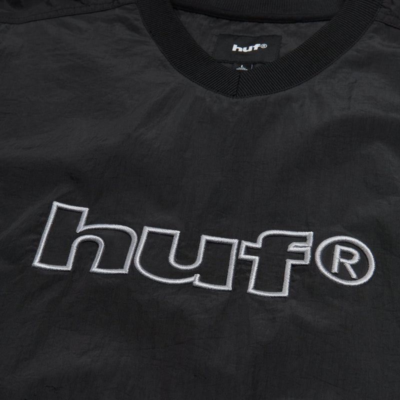 HUF 89 Pullover Long Sleeve Wind Shirt - Black