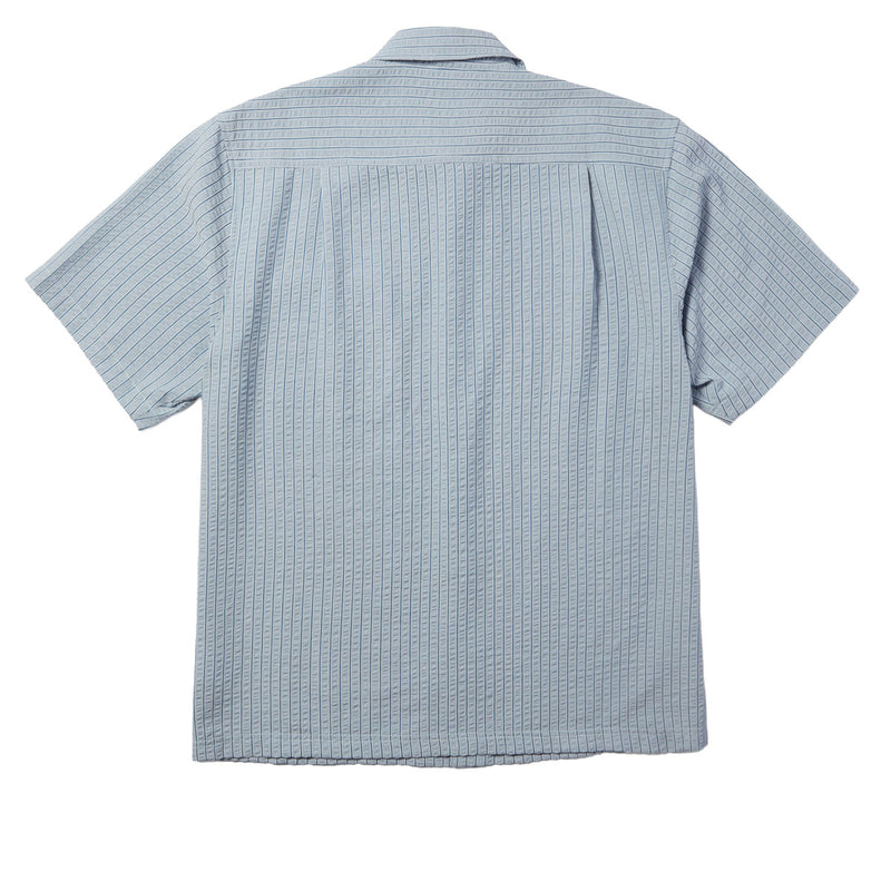 HUF Big Block Striped Shirt - Light Blue