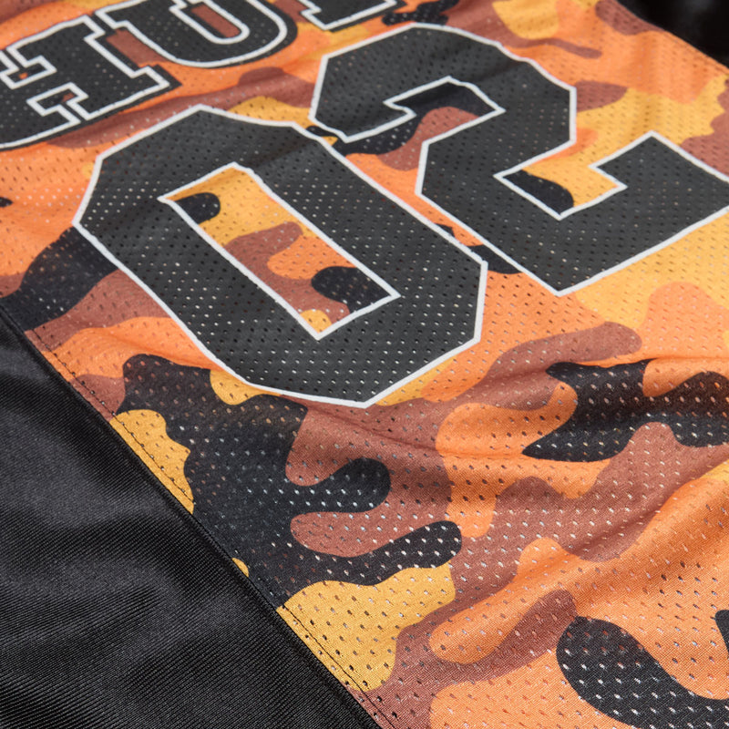 HUF Camo Football Jersey - Lava
