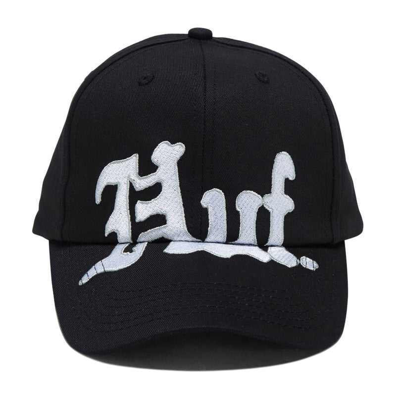 HUF Noble 6 Panel Snapback Hat - Black