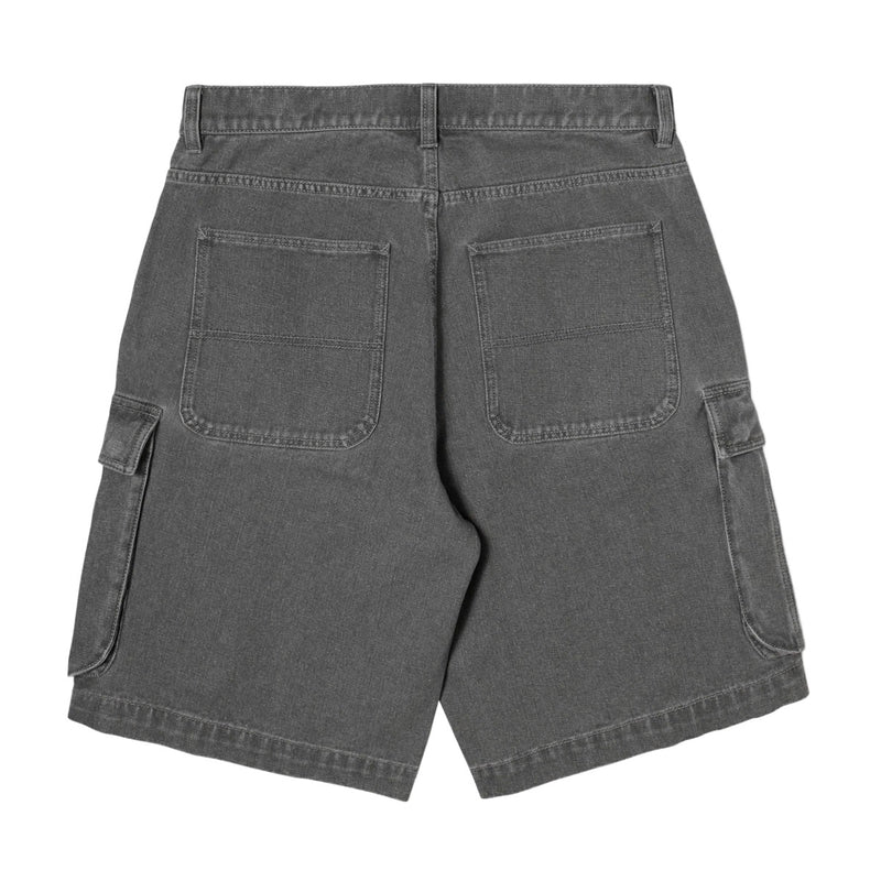HUF Oval Denim Cargo Shorts - Frost Gray