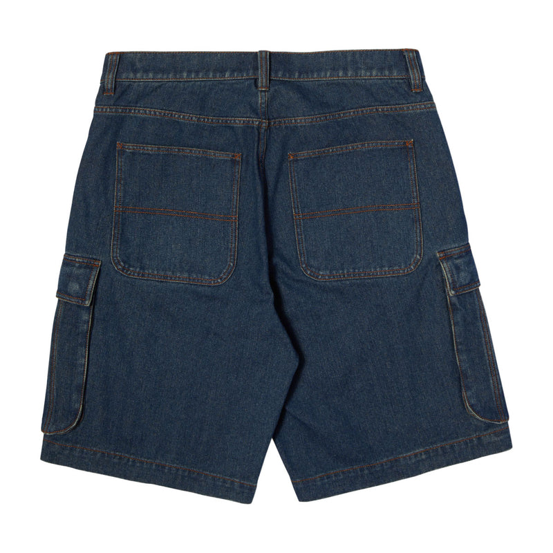 HUF Oval Denim Cargo Shorts - Indigo