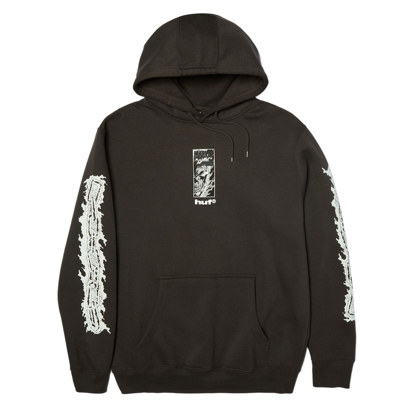 HUF x Marvel Ghost Rider Hoodie - Washed Black