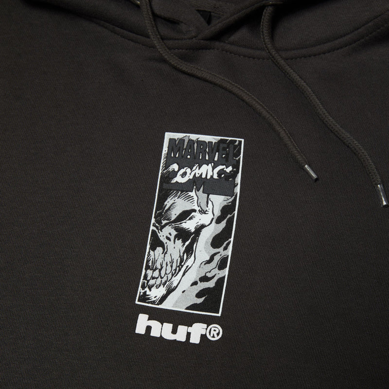 HUF x Marvel Ghost Rider Hoodie - Washed Black