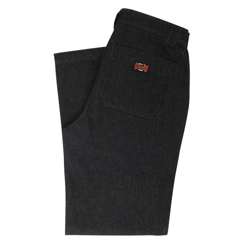 Independent Built To Grind Double Knee Jeans - Black Denim