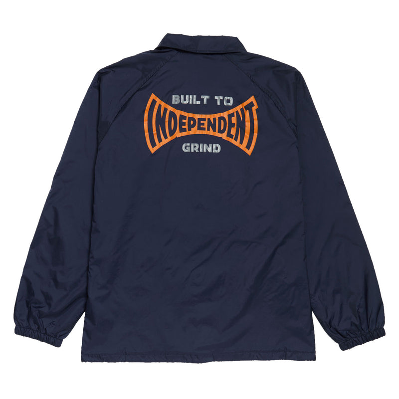 Independent Built To Grind Span Windbreaker Jacket - Navy