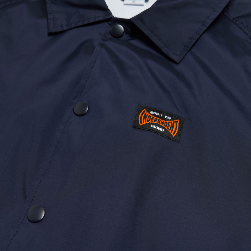 Independent Built To Grind Span Windbreaker Jacket - Navy