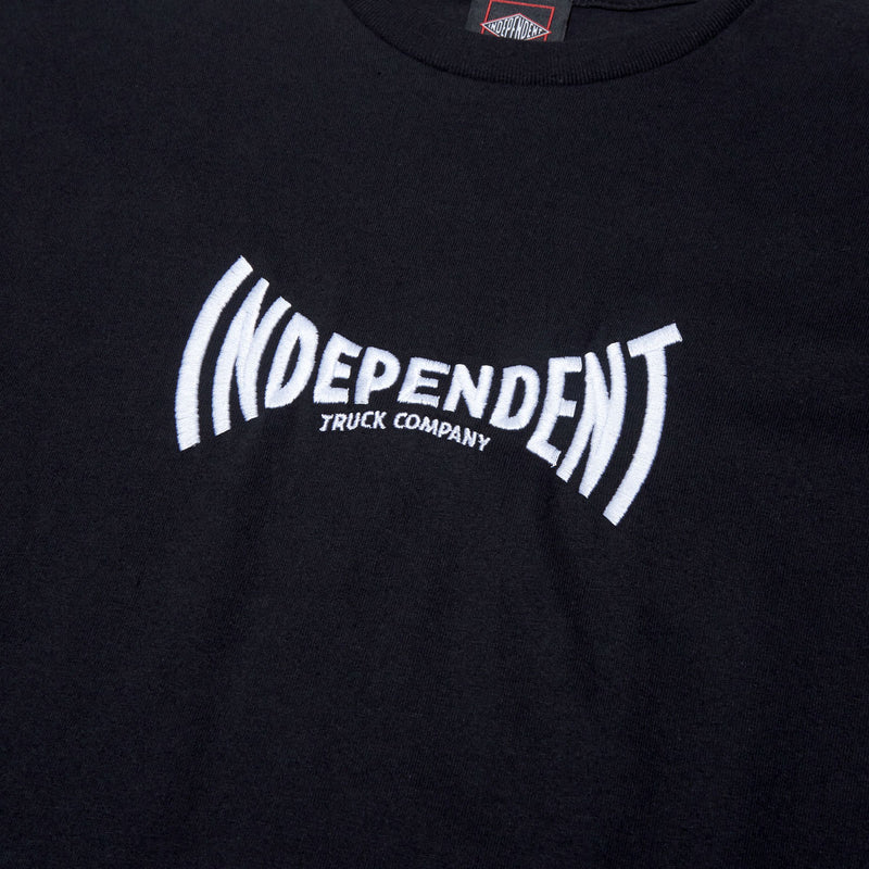 Independent Embroidered Span T-Shirt - Black