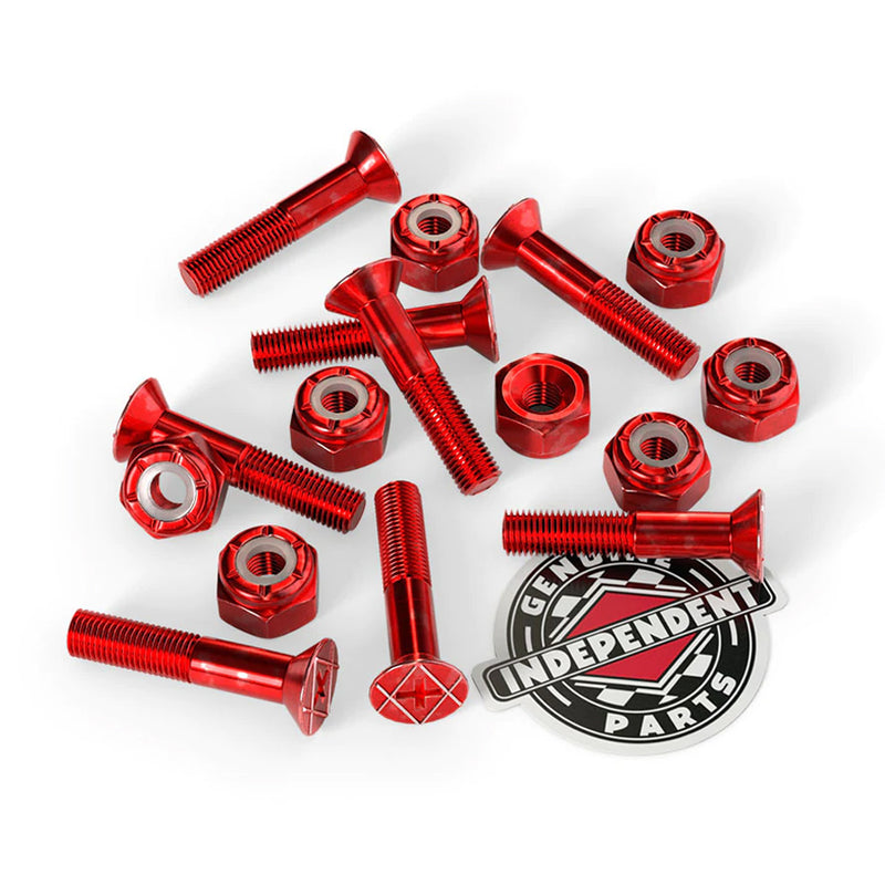 Independent Genuine Parts Phillips Hardware - Black/Red - 1"