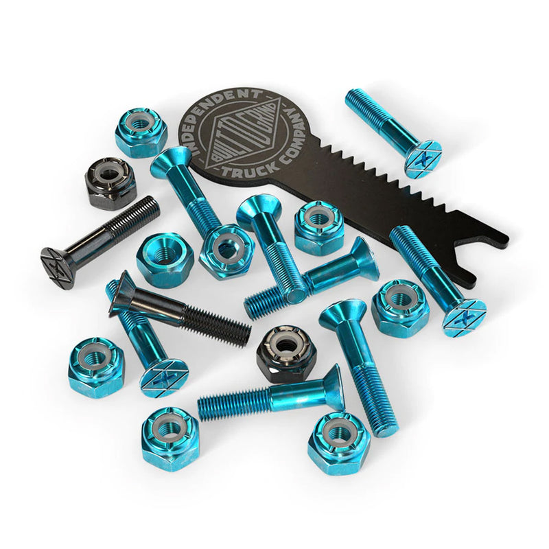 Independent Genuine Parts Phillips w/tool Hardware - Blue/Black - 1"