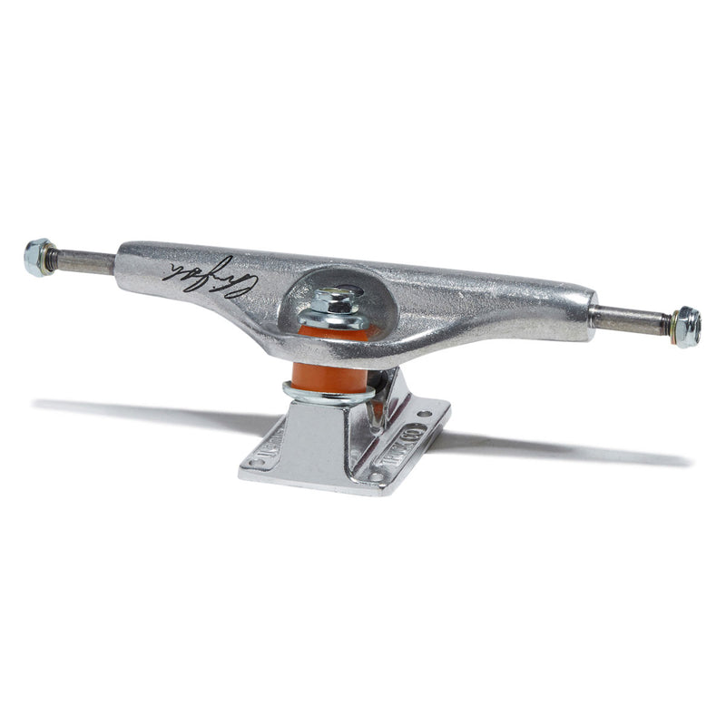 Independent Stage 11 Forged Titanium Chris Joslin Sticker Slap Pro Skateboard Trucks - Polished Silver - 159mm