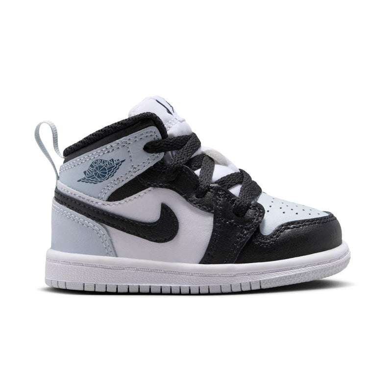 Jordan 1 Mid 'Black Aura Squadron Blue' Baby/Toddler Shoes