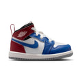 Jordan 1 Mid 'True Blue Varsity Red' Baby/Toddler Shoes