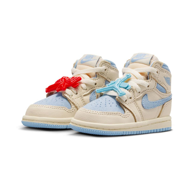 Jordan 1 Retro High OG 'Pale Ivory Pale Psychic Blue' Baby/Toddler Shoes