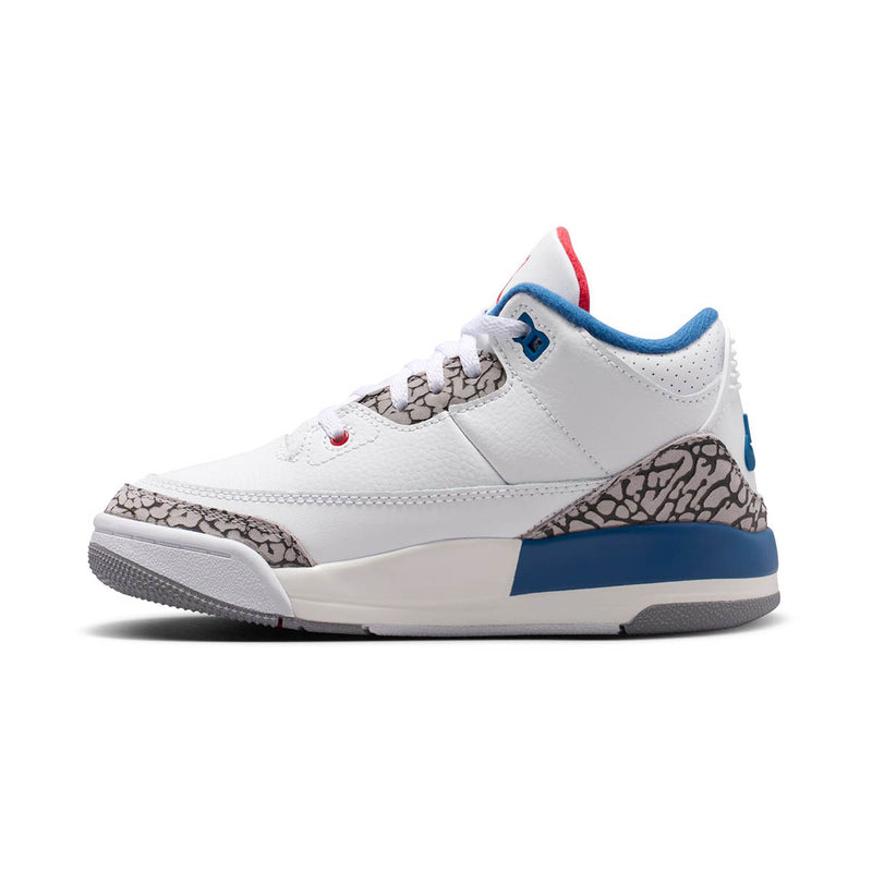 Jordan 3 Retro 'True Blue' Little Kids' Shoes