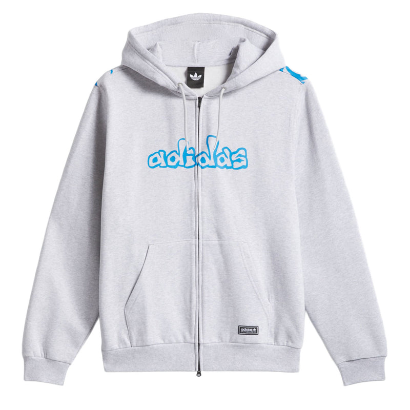 Kogan Hoodie - Light Grey Heather/Lucid Ray Blue
