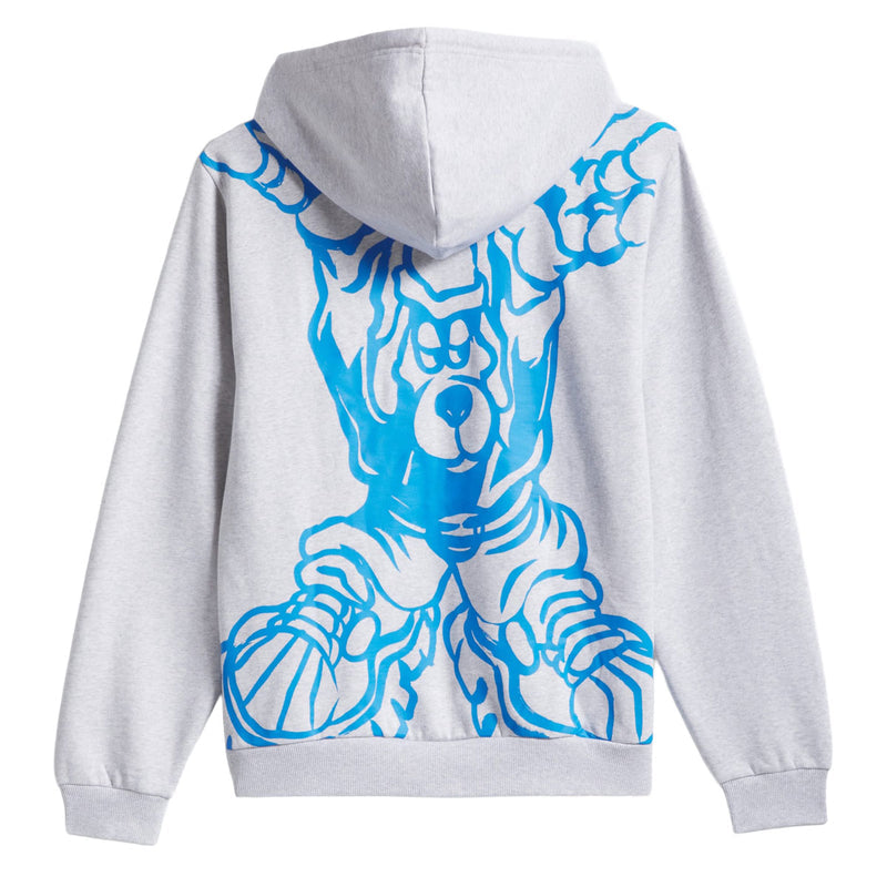 Kogan Hoodie - Light Grey Heather/Lucid Ray Blue