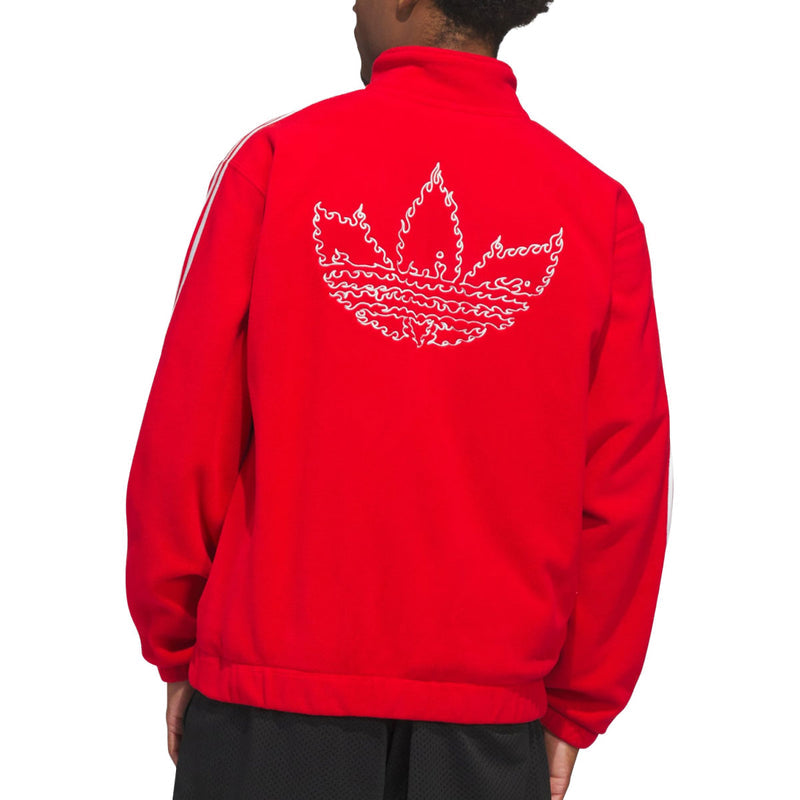 Kogan Track Jacket - Better Scarlet/Light Solid Grey