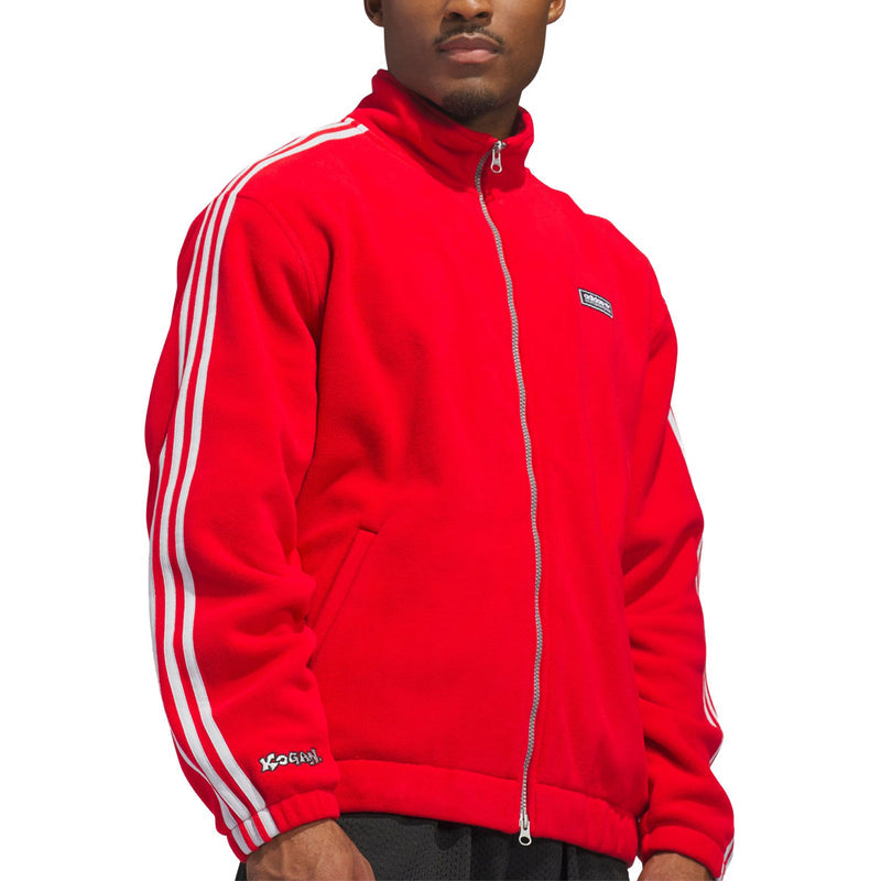 Kogan Track Jacket - Better Scarlet/Light Solid Grey