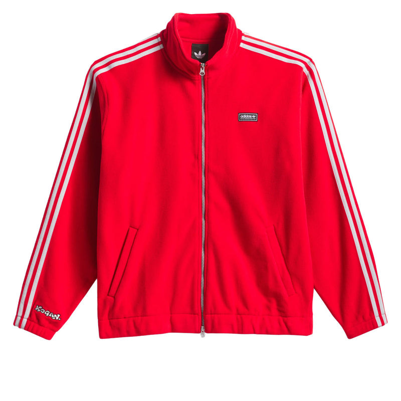 Kogan Track Jacket - Better Scarlet/Light Solid Grey