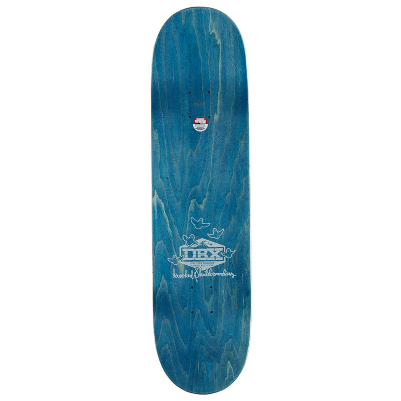Krooked Cromer The Green Lady DBX Skateboard Deck - Grey - 8.25"