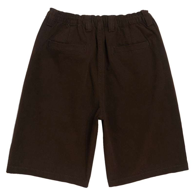 Krooked Eyes Twill Shorts - Brown