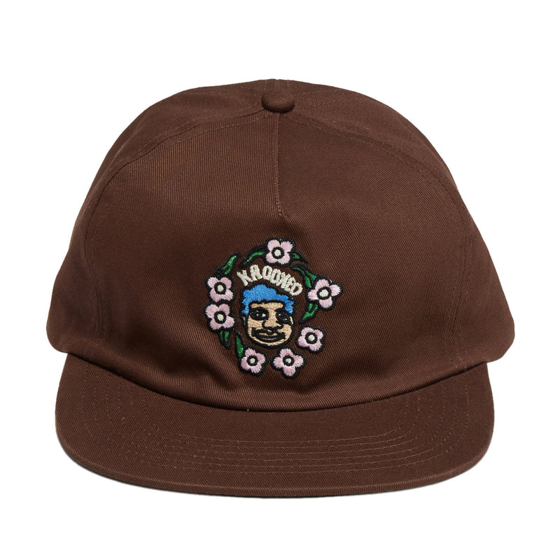 Krooked Sweatpants Redux Snapback Hat - Brown