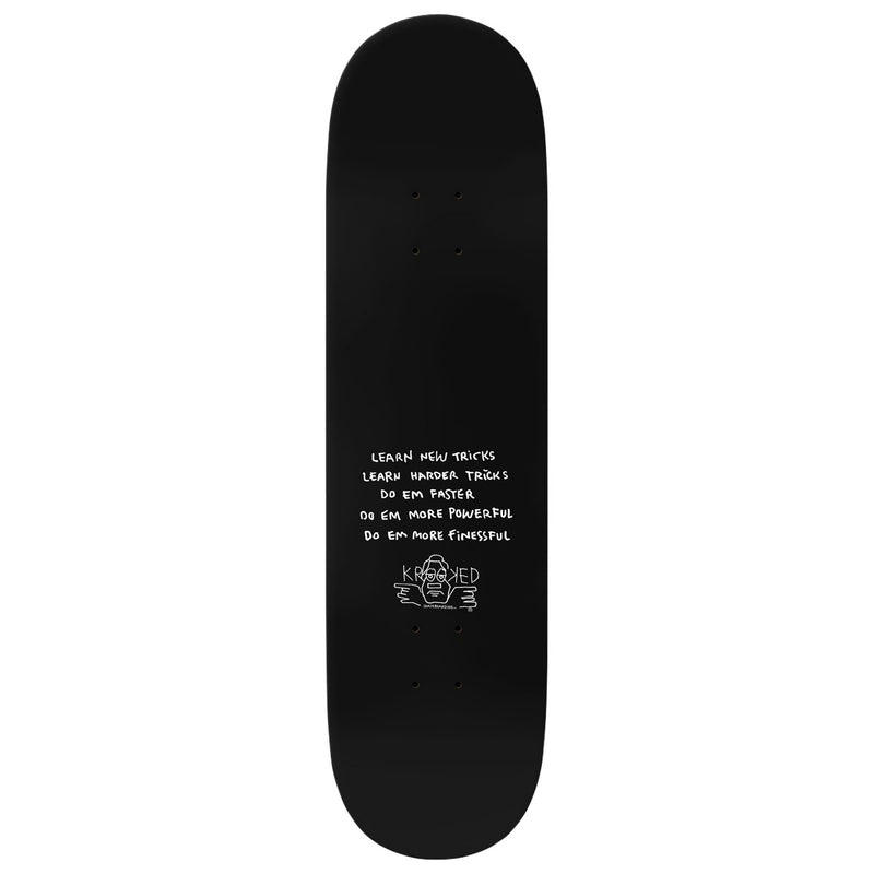Krooked Wilson Concealed Skateboard Deck - 8.38"