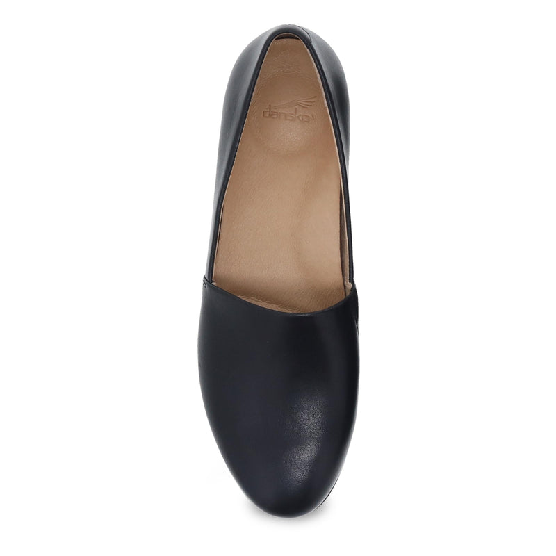 Top image of Larisa Black Milled Nappa