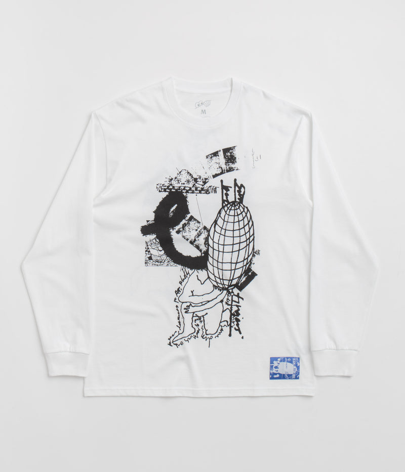 Last Resort AB Fig 16 Long Sleeve T-Shirt in White and Black