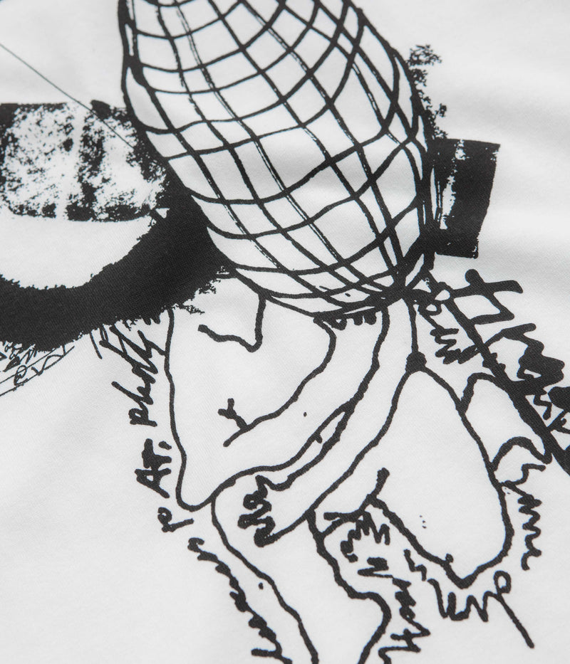 Last Resort AB Fig 16 Long Sleeve T-Shirt in White and Black