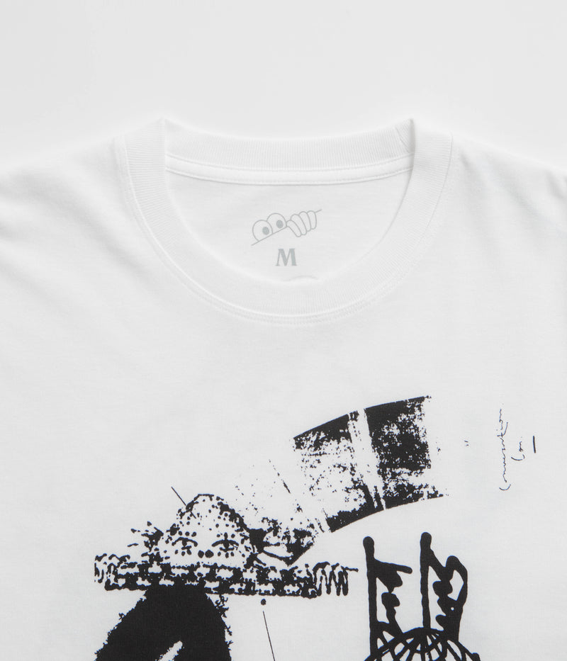 Last Resort AB Fig 16 Long Sleeve T-Shirt in White and Black