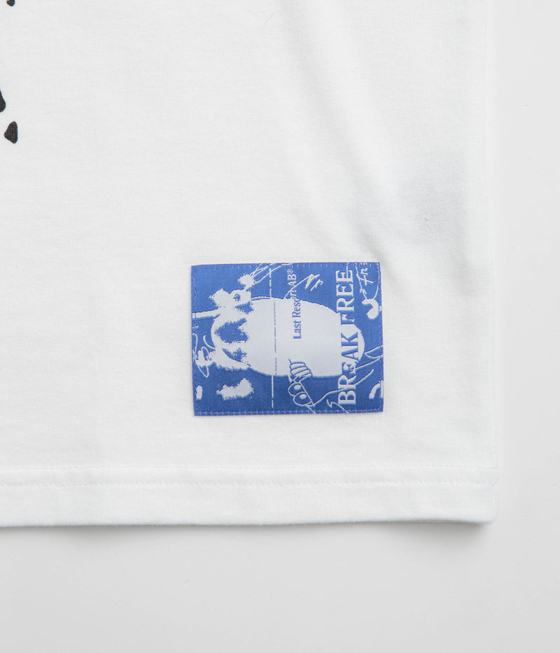 Last Resort AB Fig 16 Long Sleeve T-Shirt in White and Black