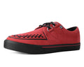 A3045 Lucious Red Suede D-Ring Interlace Sneaker