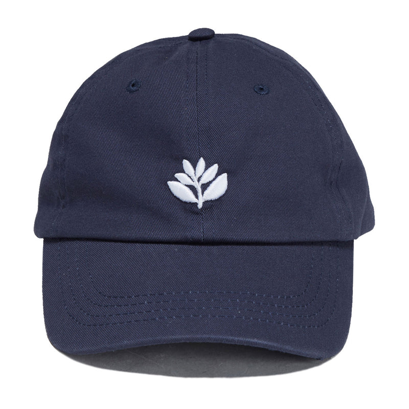 Magenta Bossed Dad Hat - Navy