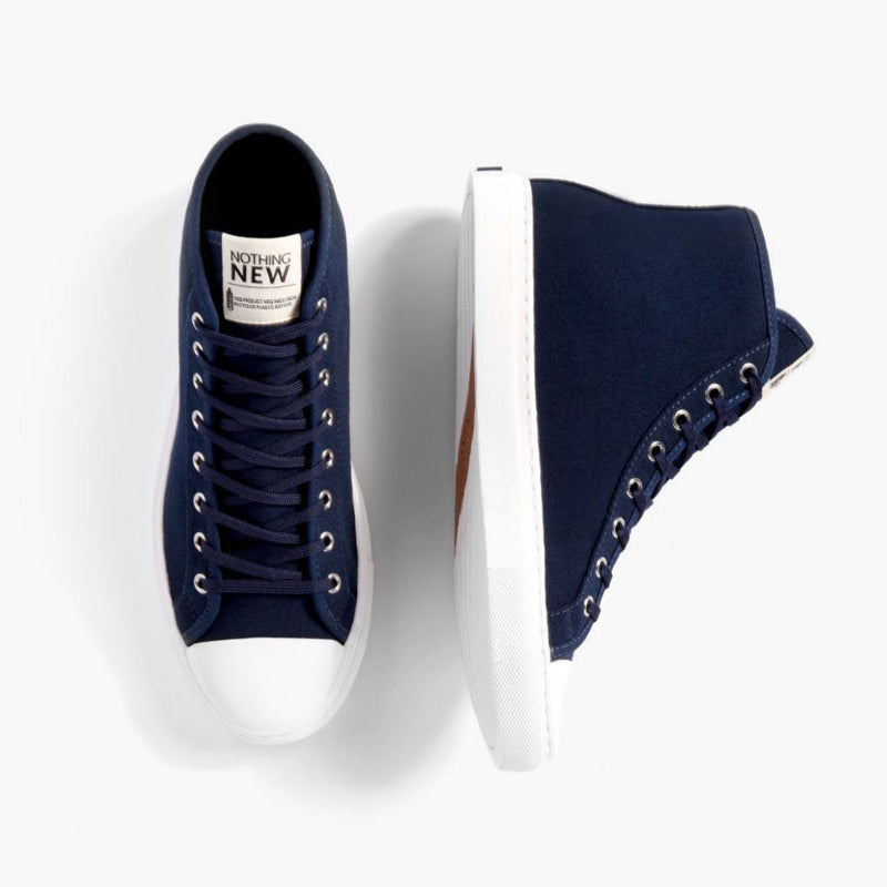 Men's Classic High Top | Navy x White