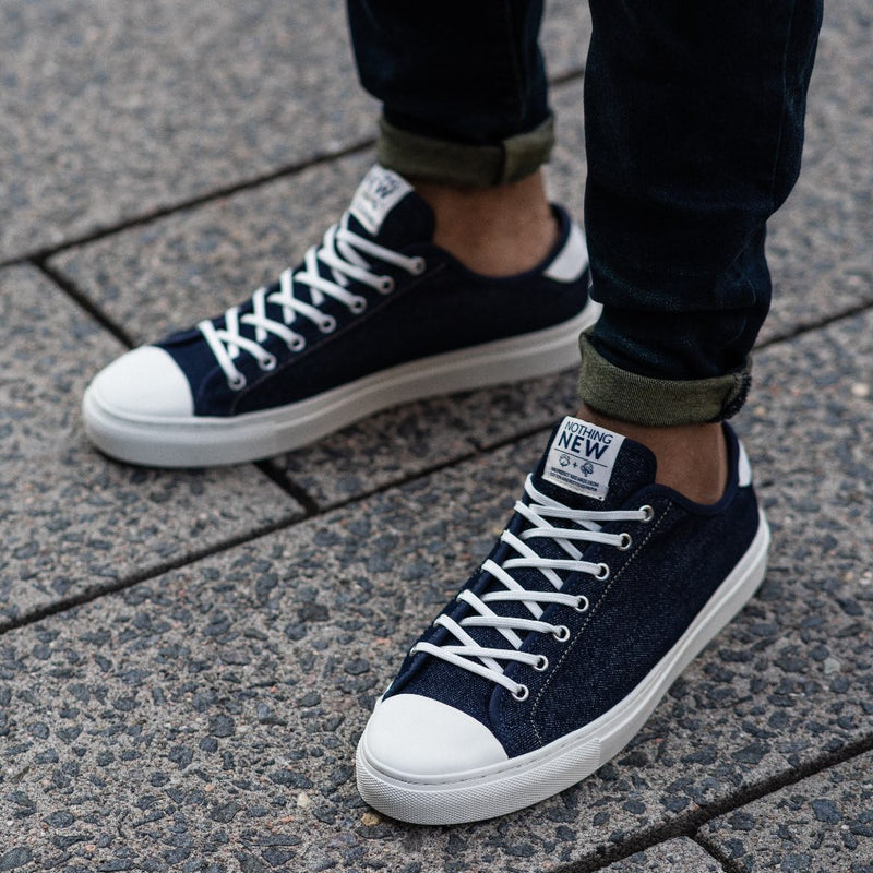 Men's Classic Low Top | Indigo x Off-White