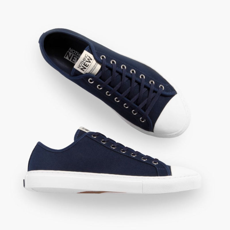 Men's Classic Low Top | Navy x White