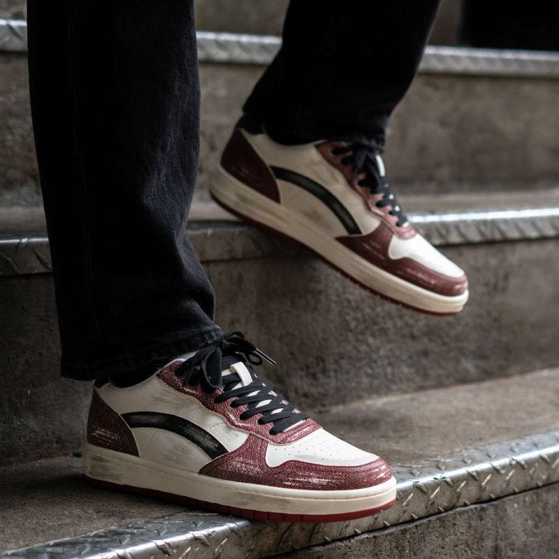 Men's Cross Court | Black x Red