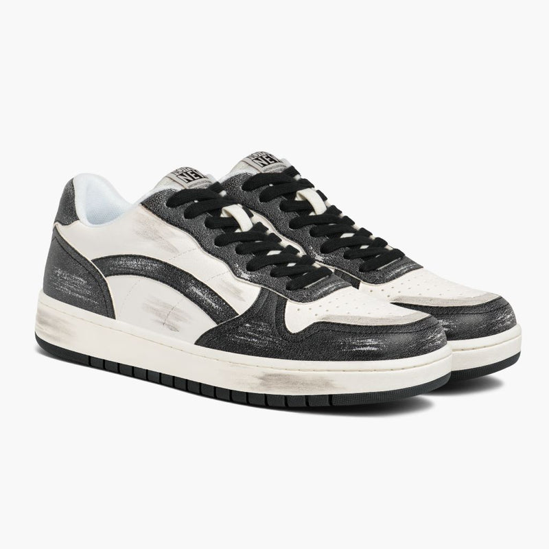 Men's Cross Court | Black x White