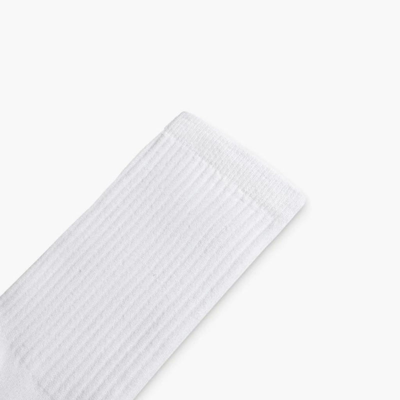 Men's Eco-Friendly Crew Socks | White